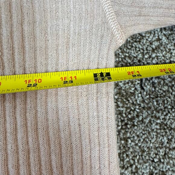 Madewell NWT Women's Size Large Lightweight Alpaca Barons Varregated Rib Sweater - Picture 11 of 13